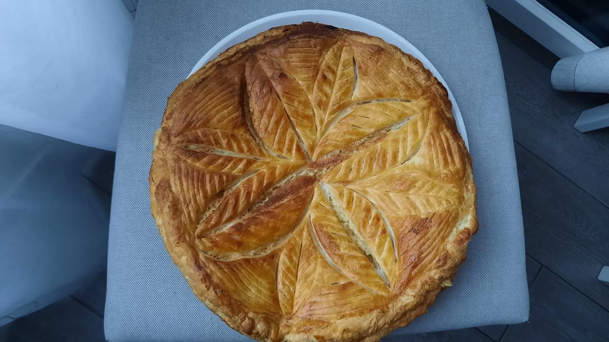 Galette des rois à la frangipane