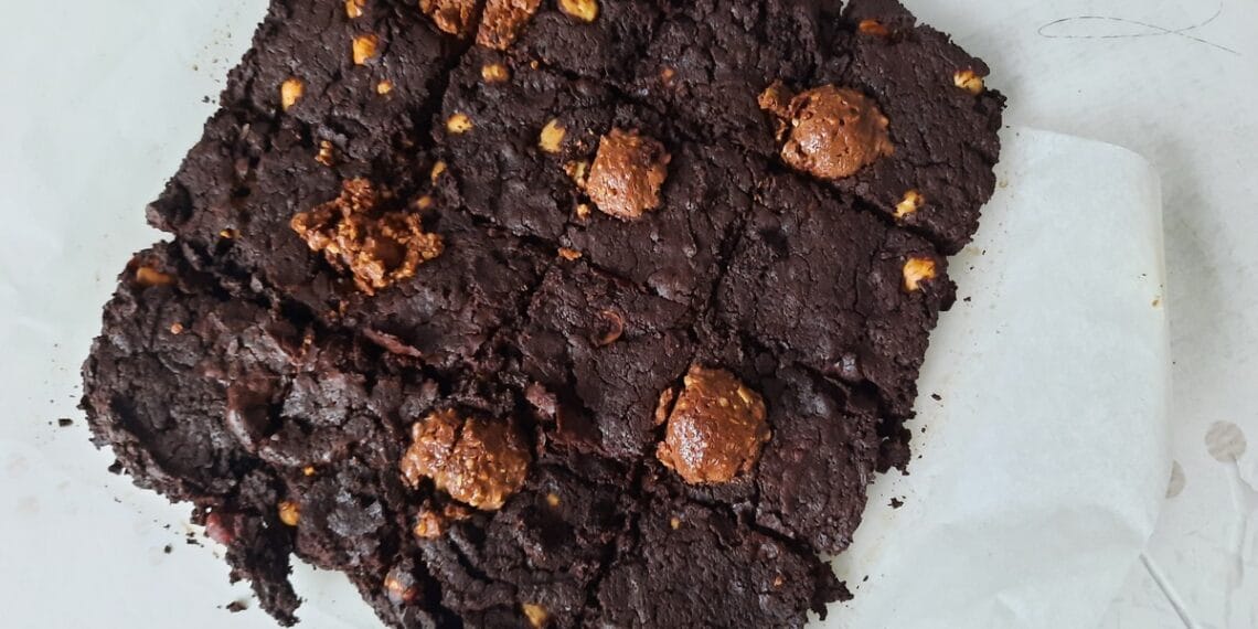 Brownie chocolat, noisettes & ferrero