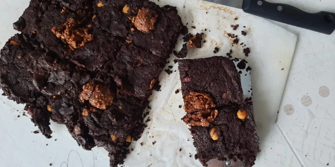 Brownie chocolat, noisettes & ferrero