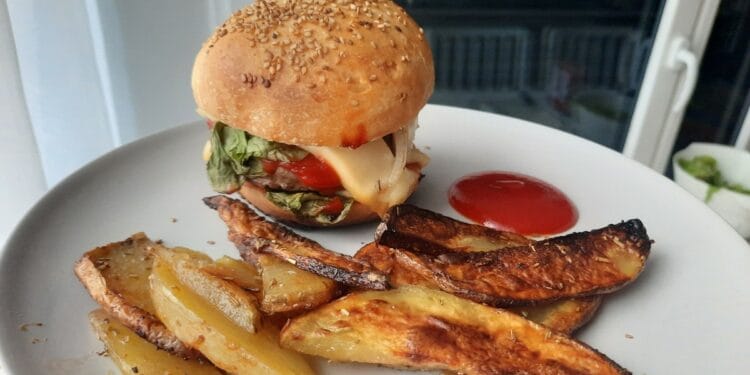 Pain burger maison