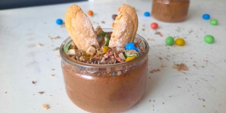 Mousse au chocolat lapin