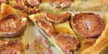 Tarte aux figues et amandes