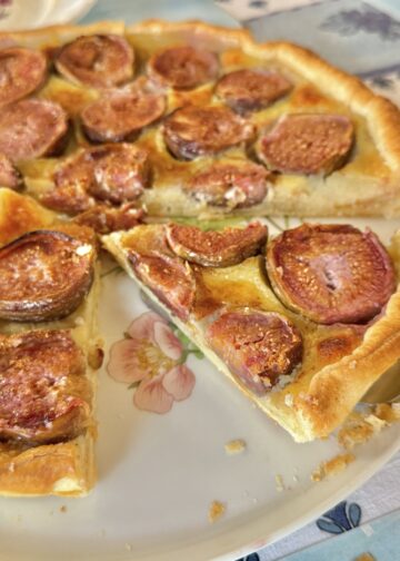 Tarte aux figues et amandes