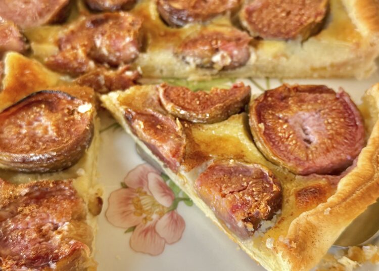Tarte aux figues et amandes